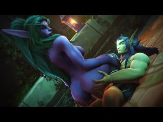 warcraft - night elfs [hmv/sfm] bad girls